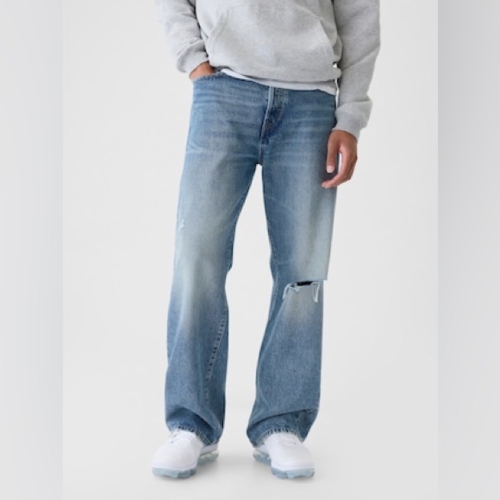 Gap Organic Cotton '90s Loose Jeans Unisex - Picture 2 of 16